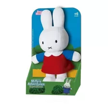 Coelho Pelúcia Miffy 28 Cm Miffy's Adventures Cor Branco