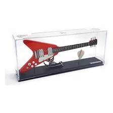 Miniatura Guitarra Flying 1:4 (estojo Cristal) Vm