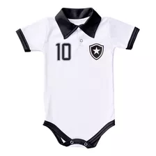 Body De Bebê Botafogo Camisa Polo Oficial