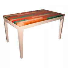 Mesa De Comedor Blanca Lena Retro Muebles Morph