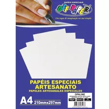Papel Opaline A4 Branco 180g Off Paper 100 Folhas