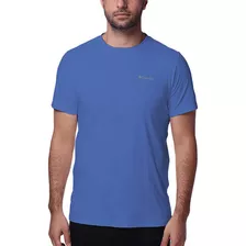 Camiseta Columbia Neblina Manga Curta Azul Claro