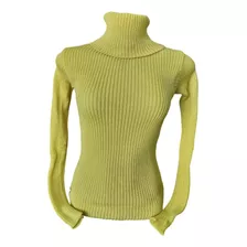 Blusa Feminina Cacharrel Canelada Trico Tricot Gola Alta