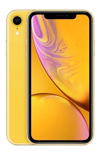 Apple iPhone XR 128 Gb - Amarillo Funda Glass Cargador