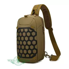 Mochila Mariconera Pushpack Cartera Tactica Militar Crossbody Cruzada Multiforma Maletin Backpack Bolso Pechera Lonchera