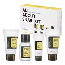 Cosrx All About Snail Korean Skincare, Kit De Prueba 4 Pasos