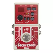 Hartke Hl77 Loop Pedal Looper 6 Hs 99 Preset Ritmos Usb Color Rojo Con Blanco