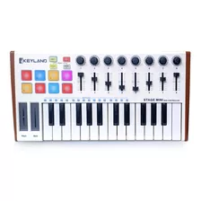 Teclado Controlador Midi Keyland Stage Mini 25 Teclas