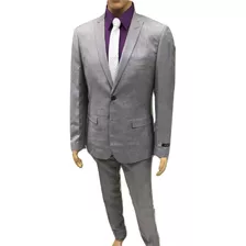 Traje Gris Entallado