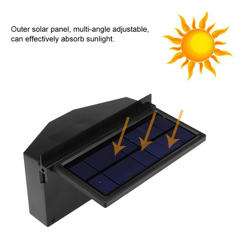 Ventilador De Escape De Coche Con Energa Solar Mini Foto 2