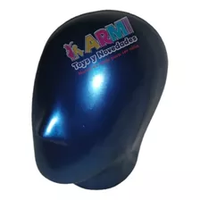 Cabeza Azul Maniquíe Fibra De Vidrio Para Mascara Luchador