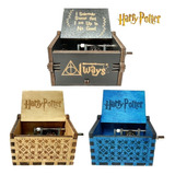 Caja Musical Harry Potter (hedwig) Hogwarts Quidditch Madera