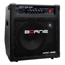 Amplificador Borne Impact Bass Cb150 Transistor Para Baixo De 150w Cor Preto 110v/220v