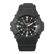 Aqua Force 47 mm De Diámetro Combat Reloj De Cuarzo, Negro C