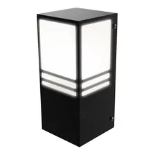 Aplique Pared Difusor Farol Exterior Luz Led E27 Faroline1 Color Negro