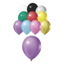 Bexiga Balão Metalizado -cor Lilás - N°9 C/ 25 Unidades