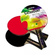 Raquete De Ping Pong Klopf Catamount 5016 Preta/vermelha