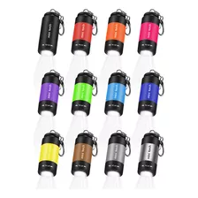 12 Piezas De Linterna Mini Llavero, Linterna Usb Recargable