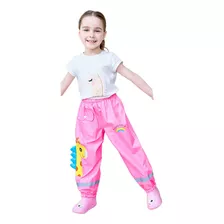Pantalones Impermeables A Prueba De Lluvia Para Niños Y Niña