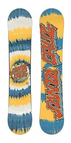 Tabla De Snowboard Santa Cruz Trip Dot Gemelo, Surf Rocker Para Freestyle 1.5 M
