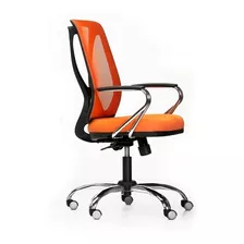 Silla De Oficina Escritorio Ruedas Cromo Gamer Fijo - Alma