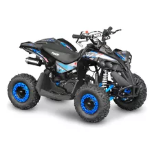 Quadriciclo A Gasolina Para Crianças Mxf Thor 49cc Mini Quadriciclo Cor Azul