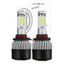 Par Faro 2 Leds Wall E Luz Fija Y Estrobo Blanco O mbar