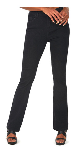 Calça Feminina Jeans Fiver Pockets Black Polo Wear