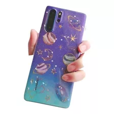 Funda Galaxia Brillo Para iPhone Samsung Huawei + Cristal 