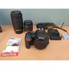 Cámara Reflex Nikon D5600 Vr Kit 18-55 + Lente 70-300