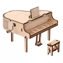 Caja Musical Para Armar Piano Regalo Armable Madera Arte