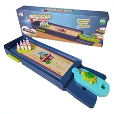 Jogo De Mini Boliche Bowling Tabuleiro De Mesa Com Lançador