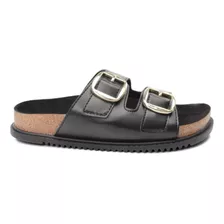 Chinelo Beira Rio Feminina Tamanco Papete Flatform Fivela