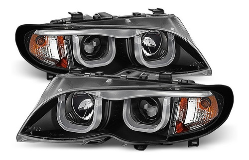 Faros Led Para Bmw Serie 3 2002 2003 2004 2005 Sedan  Foto 3