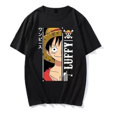 Camiseta One Piece Anime Luffy Chapéu De Palha Camisa Anime 