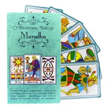 Baralho Tarot De Marselha Completo E Plastificado 78 Cartas