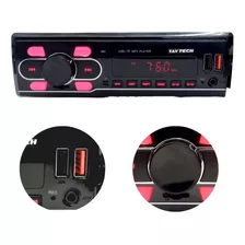 Radio Mp3 Automotivo Usb Bluetooth Som Pra Carro Pen Drive