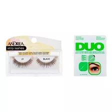 Kit Par De Pestañas Postizas Andrea + Pegamento Duo