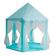 Barraca Tenda Azul Cabana Castelo + Luzes Led Top ..