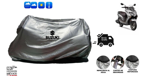 Funda Afelpada 100%impermeable Para Motoneta Suzuki Burgman  Foto 2