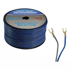 Cable Polarizado Avc 2x22 Azul-gris 305mts