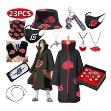 23 Piezas Naruto Uchiha Itachi - Traje Para Disfraz De Cospl