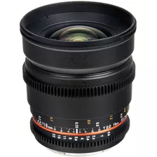 Bower 16mm T2.2 Cine Lente Para Nikon F Mount