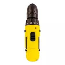 Furadeira E Parafusadeira S Fio Com 2 Baterias Profissional Cor Amarelo Frequência 50/60hz 110v