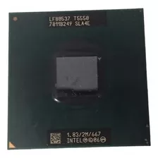 Procesador Intel Core Cpu 1,83 Ghz/2m/667 Mhz T5550 Sla4e