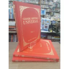 Livro Coleção Grande História Universal - Completa Em 3 Volumes - Usados - Bloch Editores [1976]