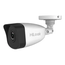 Camara Ip 4 Megapixel Hikvision 4 Mpx Hilook Bala Poe 30m Ir Color Blanco/negro