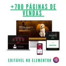 Pack Com + 700 Páginas De Vendas Editáveis + Bônus