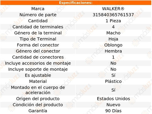 Sensor Posc Tps Hyundai Tiburon 2.0l 4 Cil 03/06 Walker Foto 6