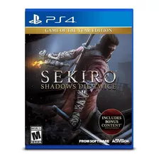 Sekiro: Shadows Die Twice Game Of The Year Edition Activision Ps4 Físico